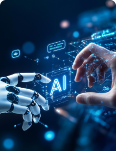 Solução com agentes avançados de inteligência artificial